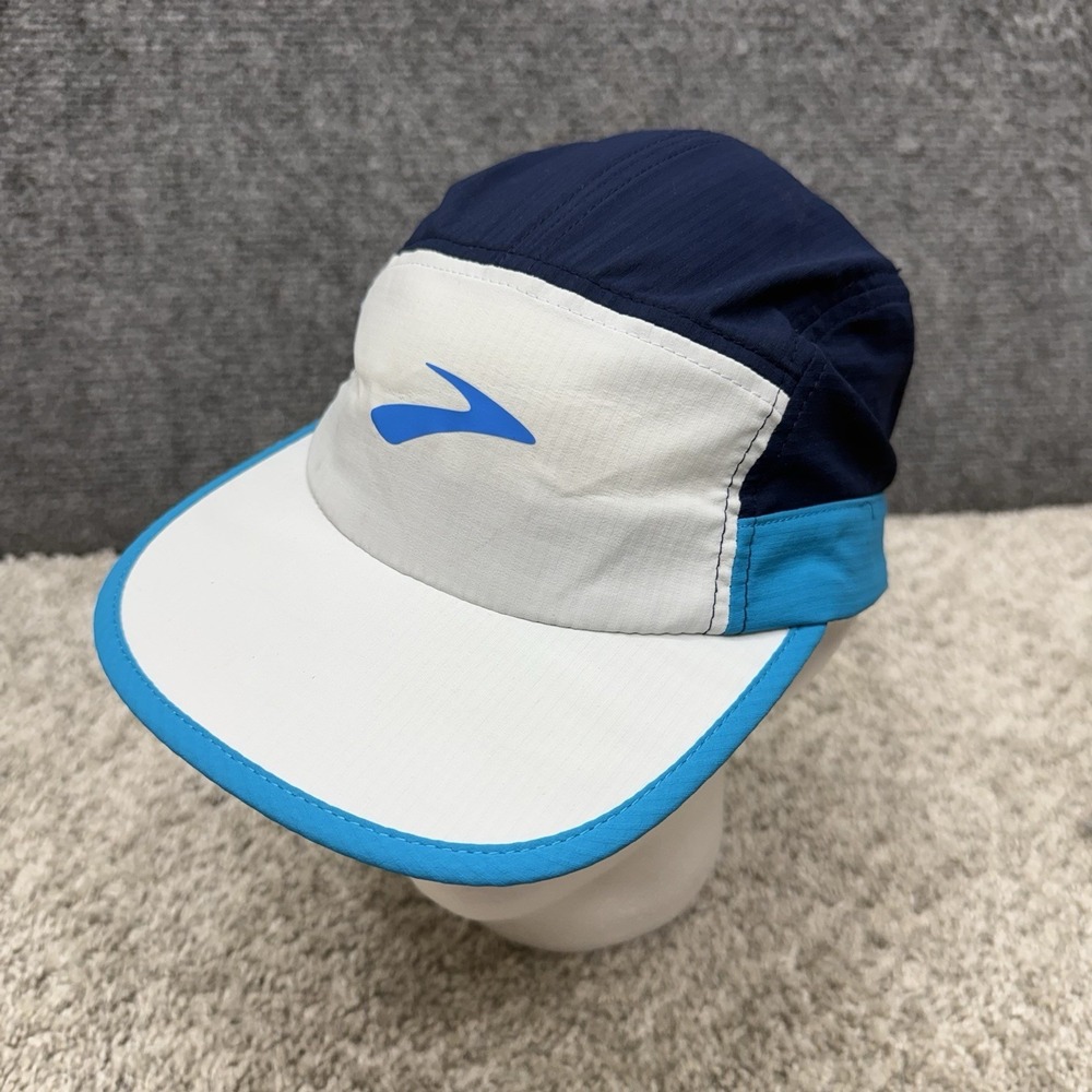Brooks Running Hat Cap Adjustable blue/white